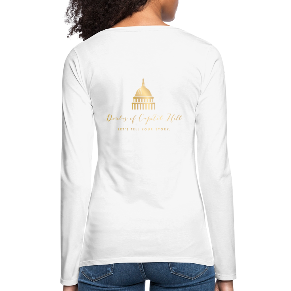 Doulas of Capitol Hill - small logo front large back - white