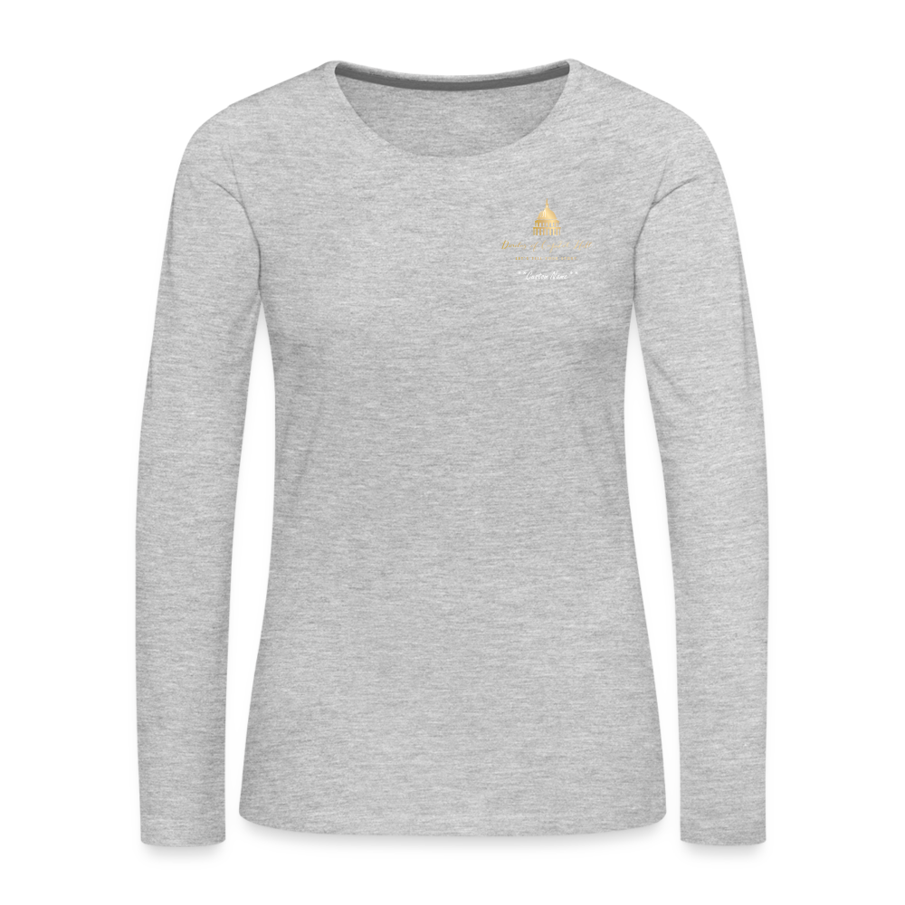 Doulas of Capitol Hill - small logo front large back - heather gray