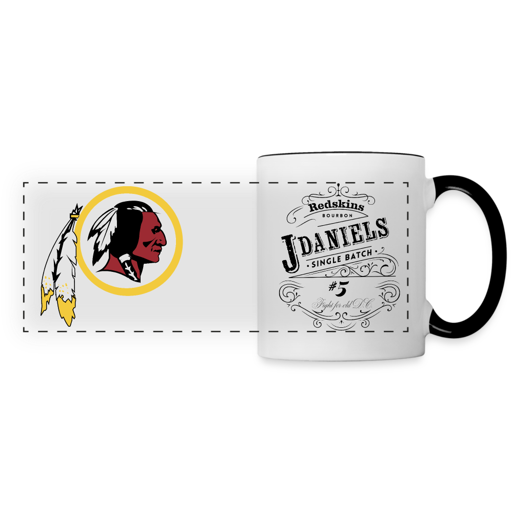 Redskins JD Bourbon Mug - Color Handle - white/black