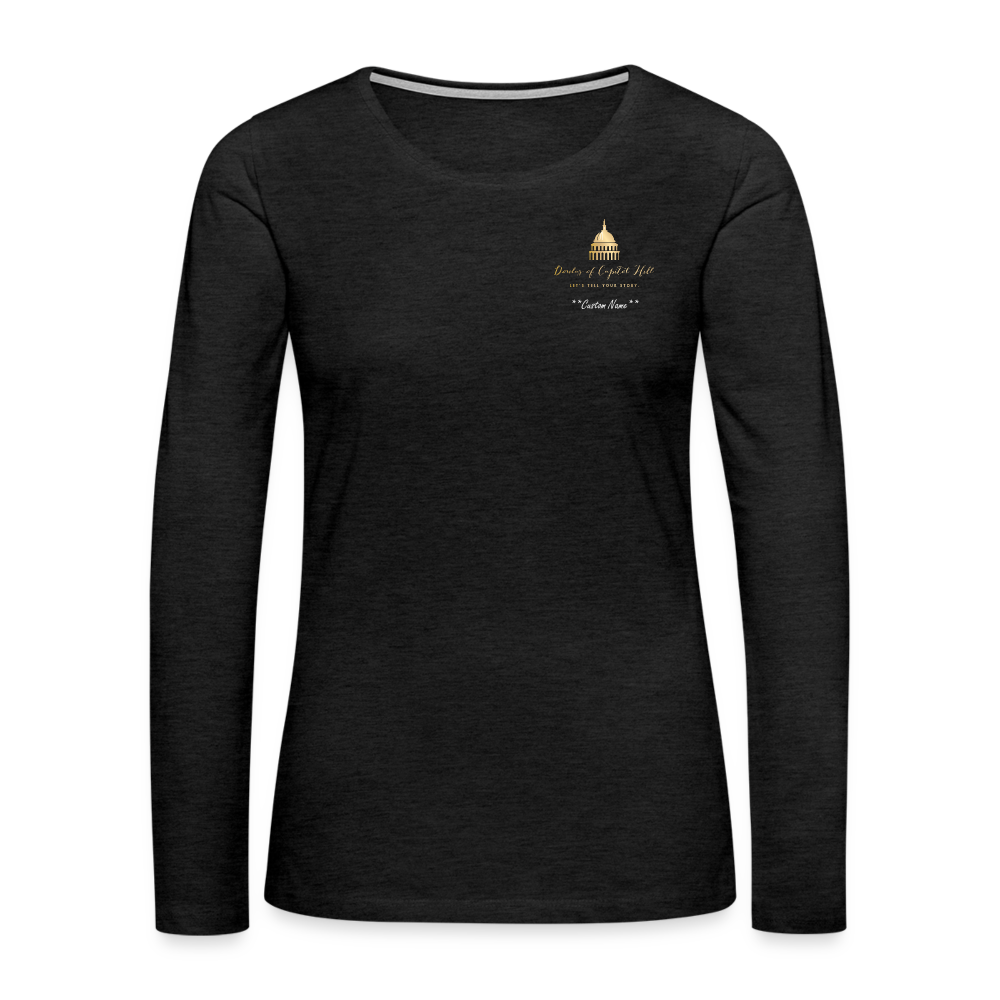 Doulas of Capitol Hill - small logo front large back - charcoal grey