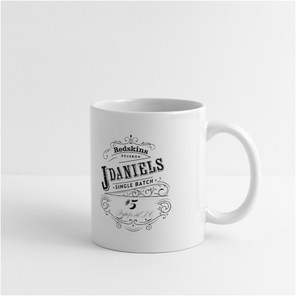Redskins JD Bourbon Mug - Color Handle - white