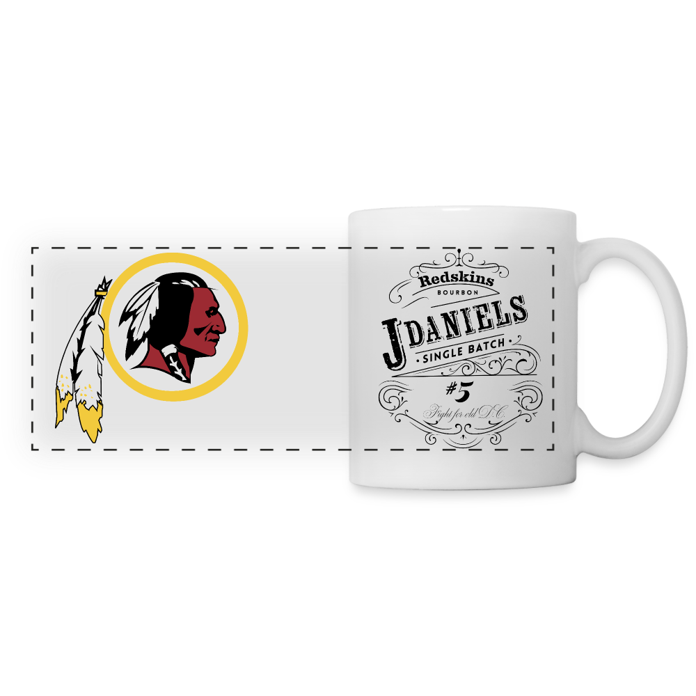 Redskins JD Bourbon Mug - Color Handle - white