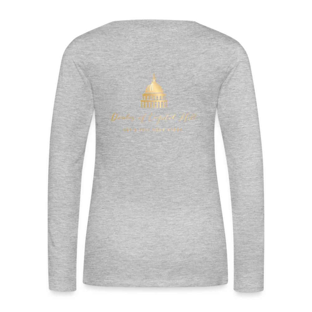 Doulas of Capitol Hill - small logo front large back - heather gray