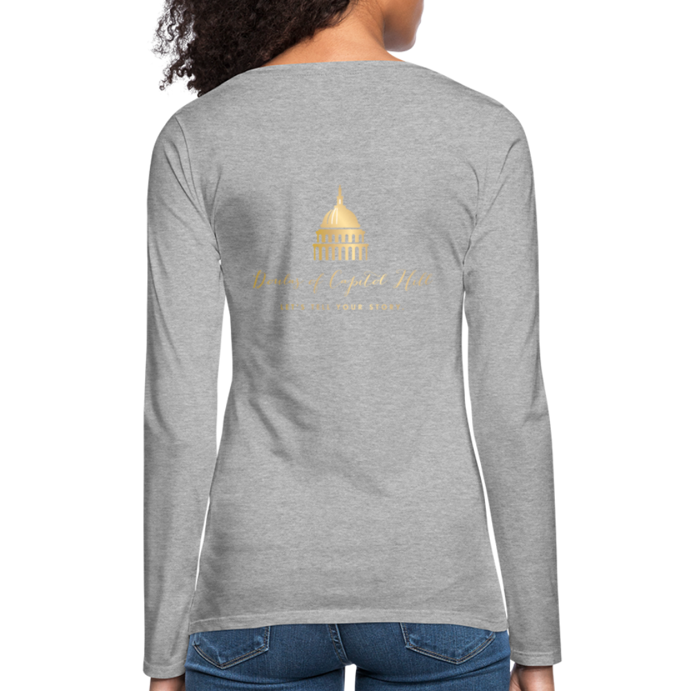 Doulas of Capitol Hill - small logo front large back - heather gray