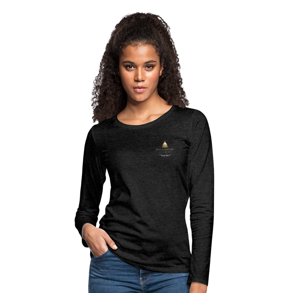 Doulas of Capitol Hill - small logo front large back - charcoal grey