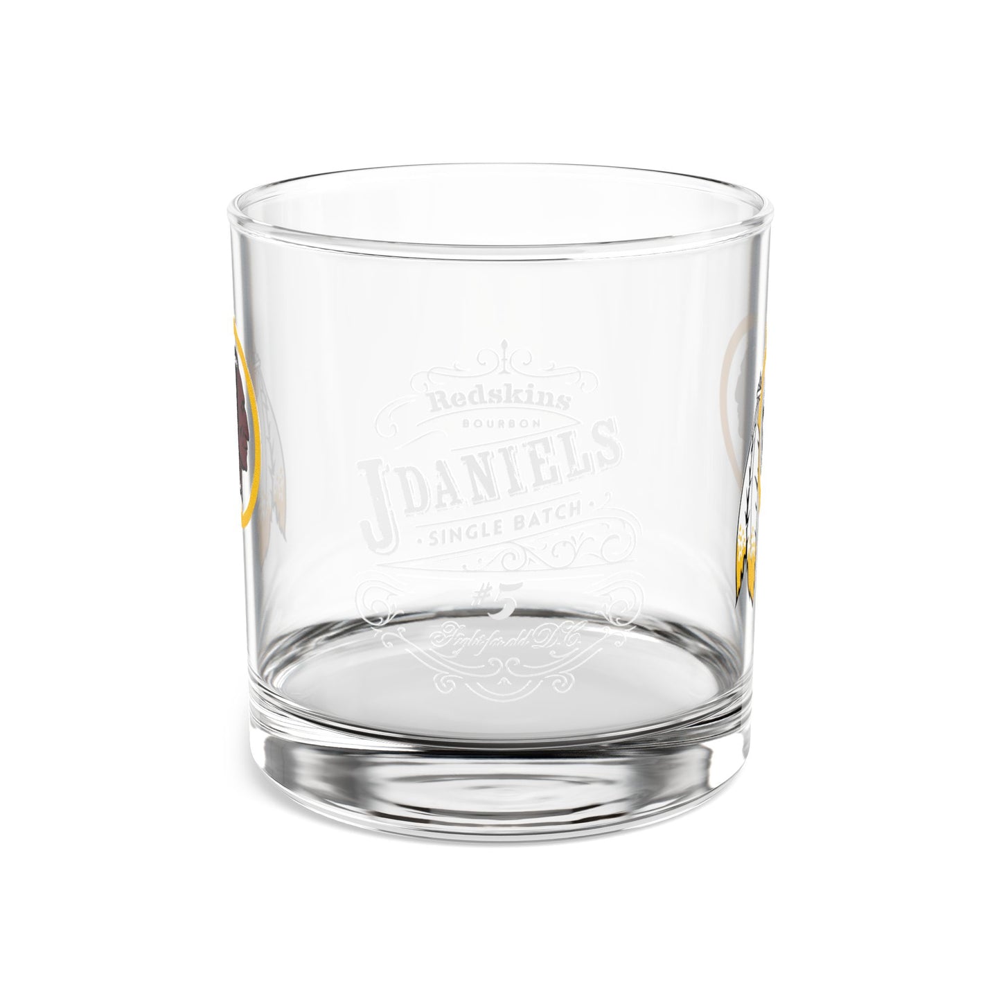 Redskins - JD Bourbon - Rocks Glass, 10oz