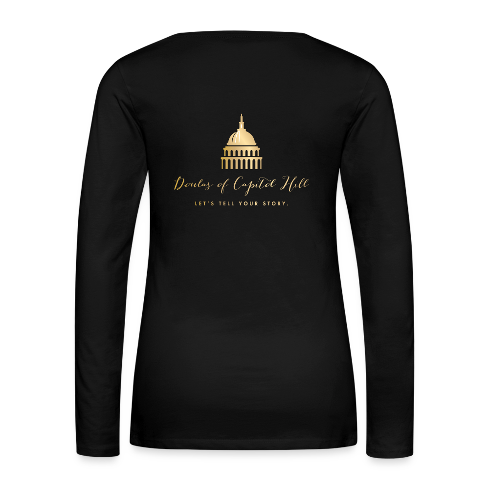 Doulas of Capitol Hill - small logo front large back - black
