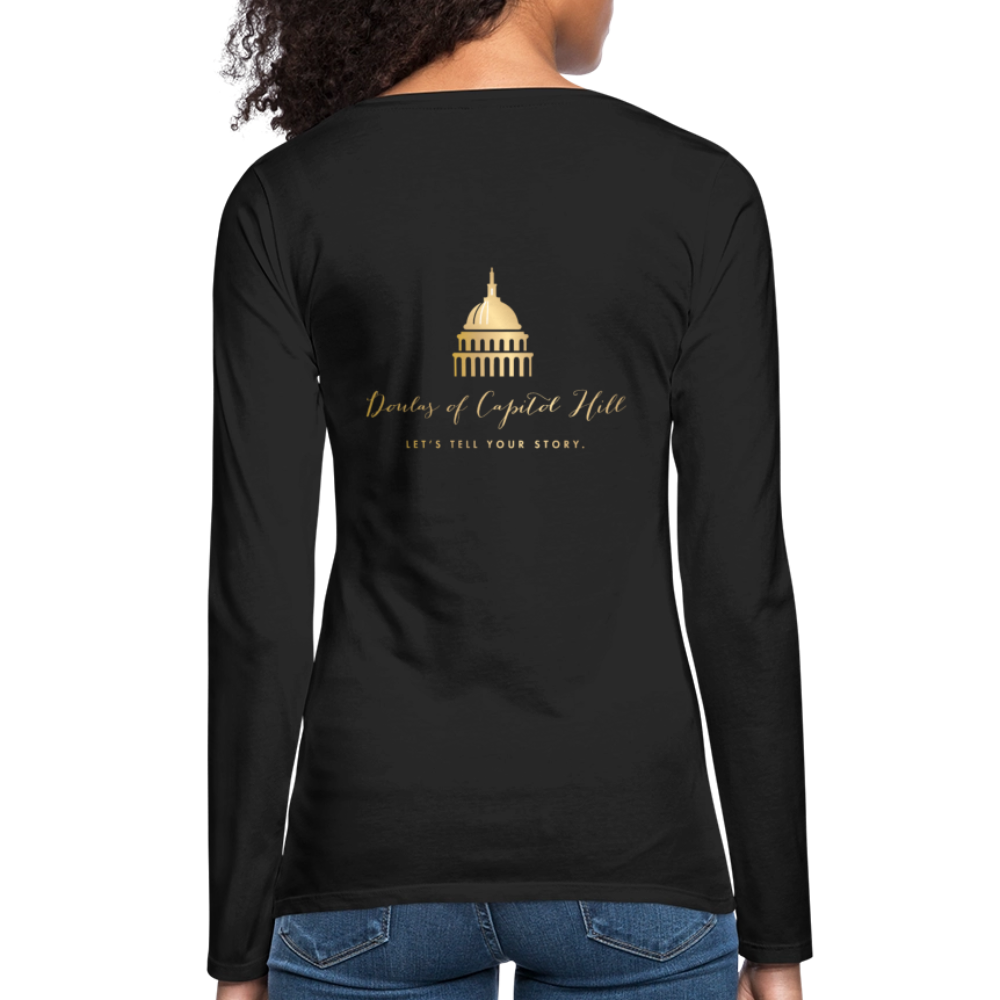 Doulas of Capitol Hill - small logo front large back - black
